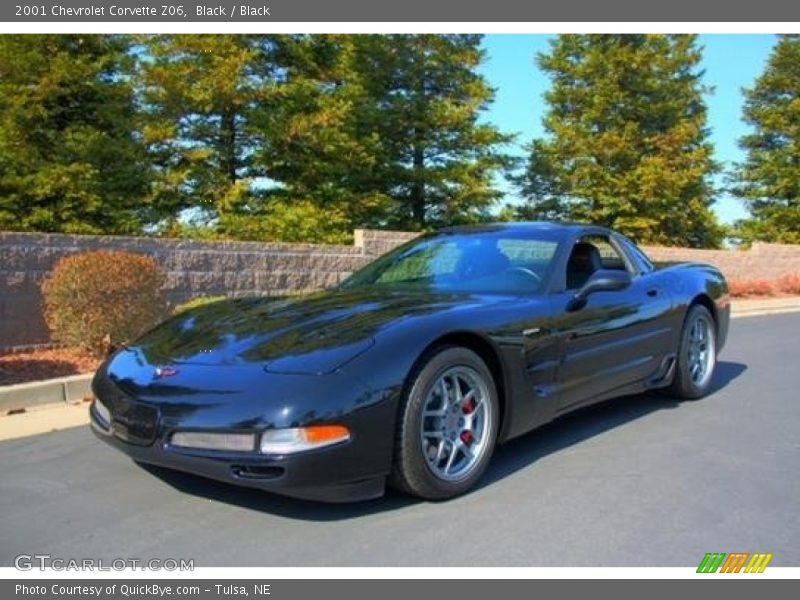 Black / Black 2001 Chevrolet Corvette Z06