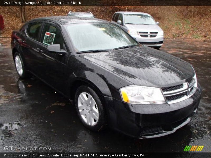 Black Clear Coat / Black 2014 Dodge Avenger SE