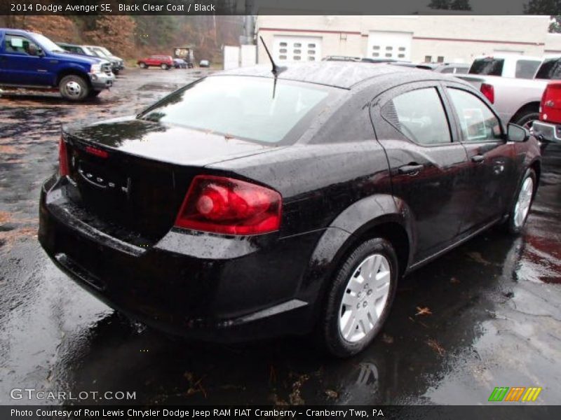 Black Clear Coat / Black 2014 Dodge Avenger SE