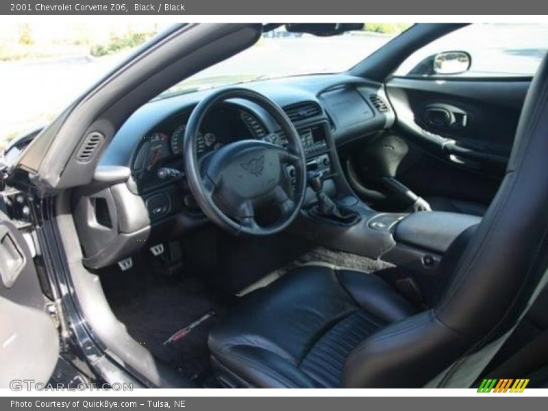 Black / Black 2001 Chevrolet Corvette Z06