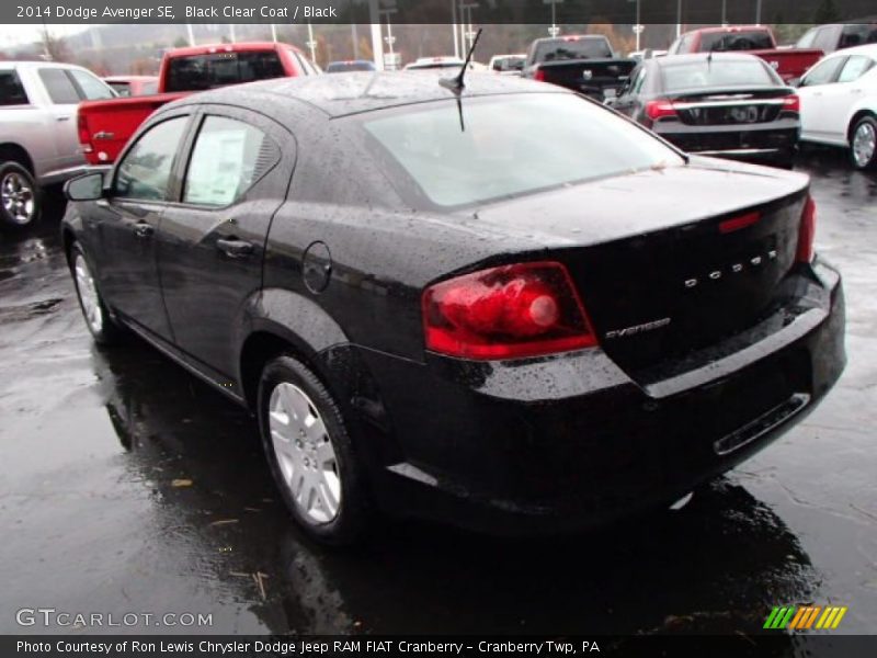 Black Clear Coat / Black 2014 Dodge Avenger SE