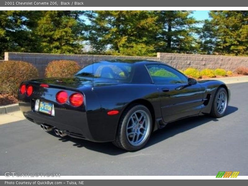 Black / Black 2001 Chevrolet Corvette Z06