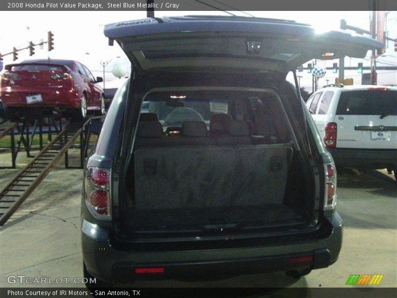 Steel Blue Metallic / Gray 2008 Honda Pilot Value Package