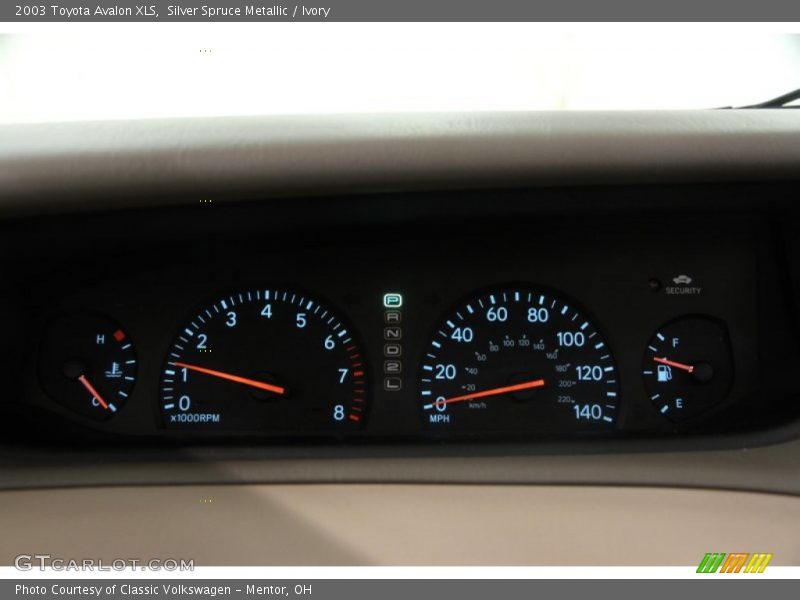 Silver Spruce Metallic / Ivory 2003 Toyota Avalon XLS