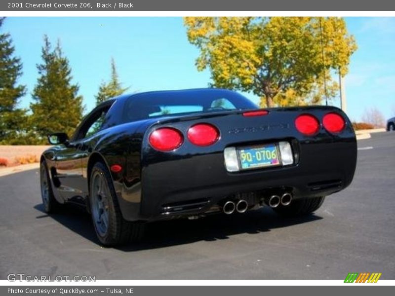 Black / Black 2001 Chevrolet Corvette Z06