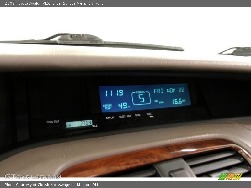 Silver Spruce Metallic / Ivory 2003 Toyota Avalon XLS