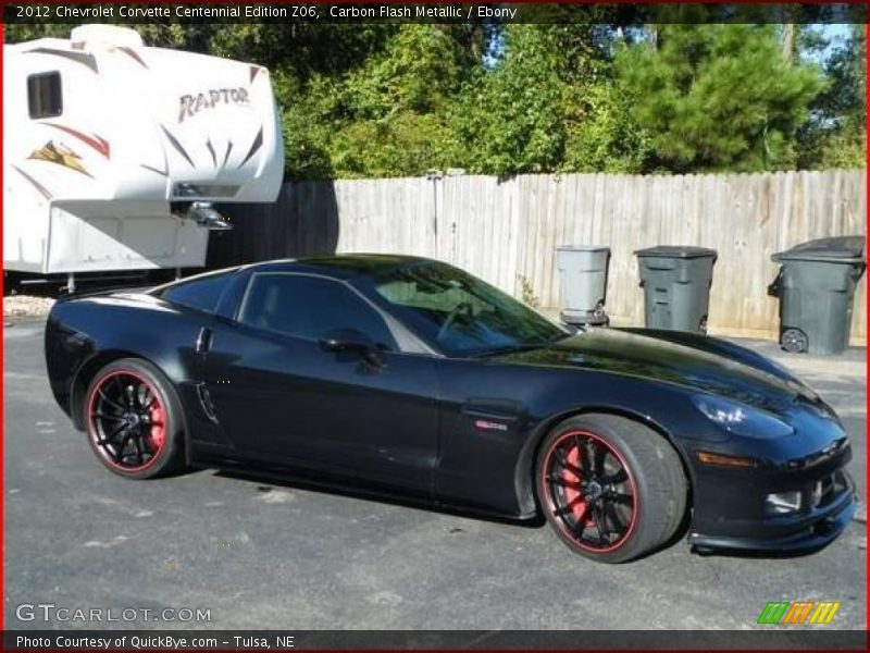 Carbon Flash Metallic / Ebony 2012 Chevrolet Corvette Centennial Edition Z06