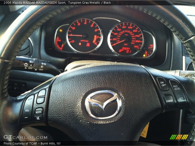Tungsten Gray Metallic / Black 2006 Mazda MAZDA6 MAZDASPEED6 Sport