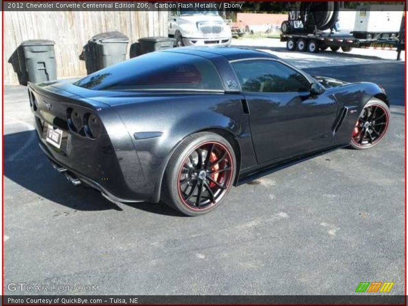 Carbon Flash Metallic / Ebony 2012 Chevrolet Corvette Centennial Edition Z06
