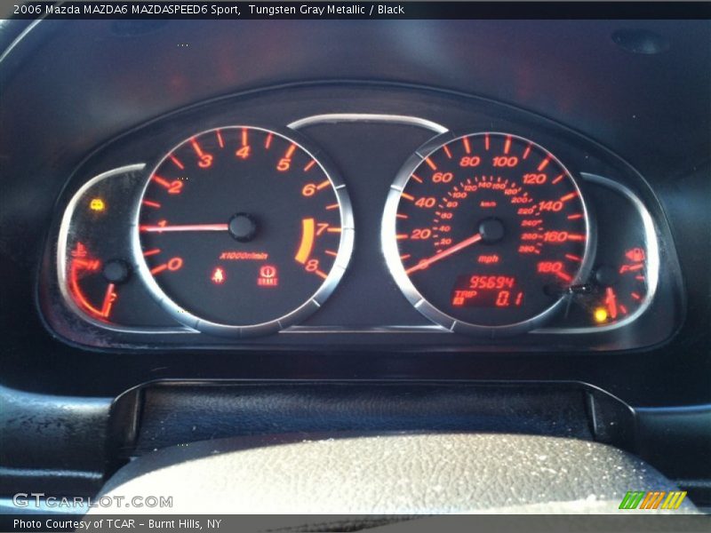 Tungsten Gray Metallic / Black 2006 Mazda MAZDA6 MAZDASPEED6 Sport