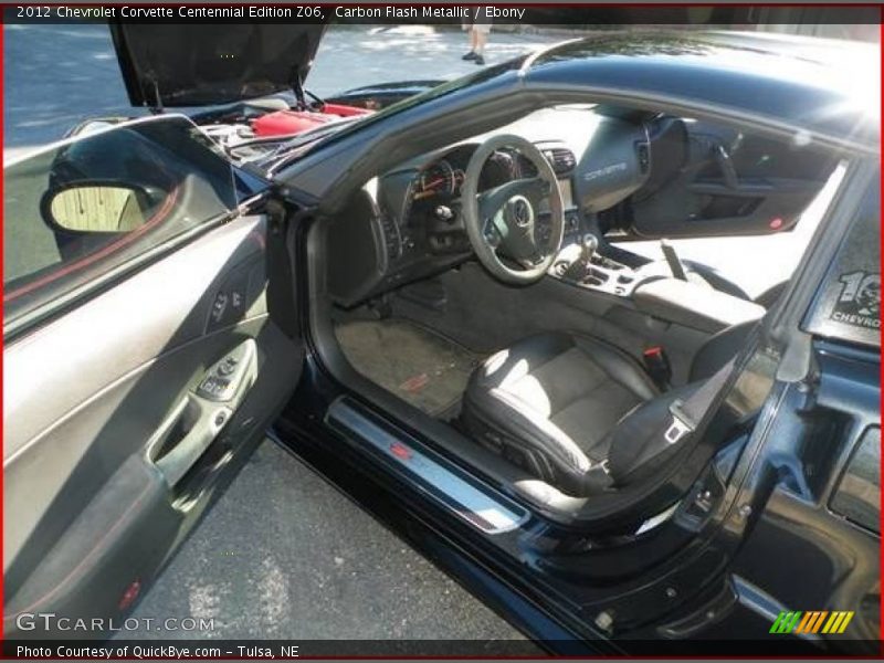 Carbon Flash Metallic / Ebony 2012 Chevrolet Corvette Centennial Edition Z06