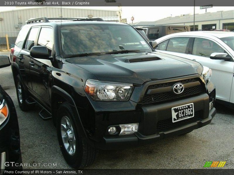 Black / Graphite 2010 Toyota 4Runner Trail 4x4