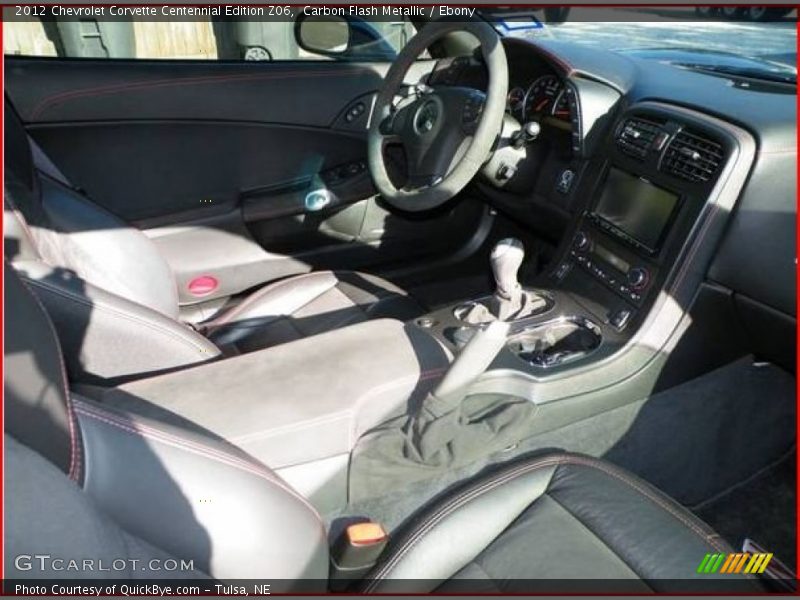 Carbon Flash Metallic / Ebony 2012 Chevrolet Corvette Centennial Edition Z06