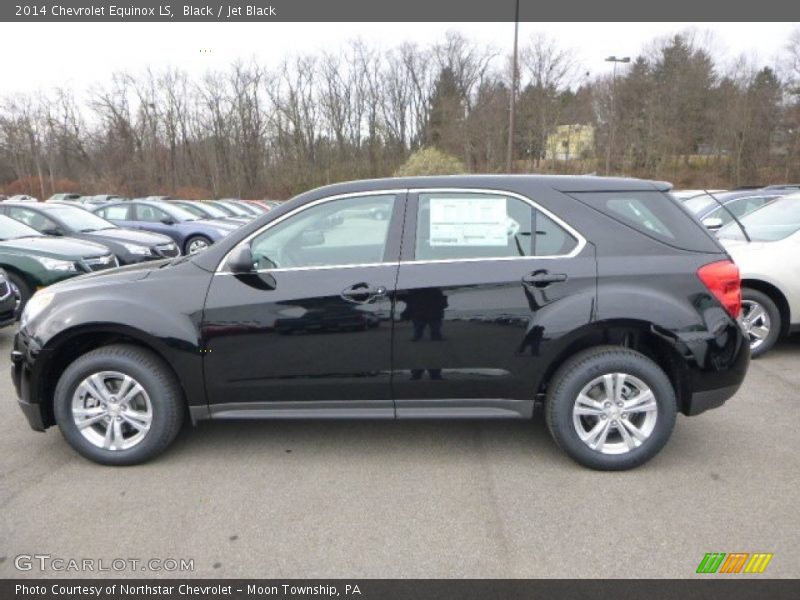 Black / Jet Black 2014 Chevrolet Equinox LS