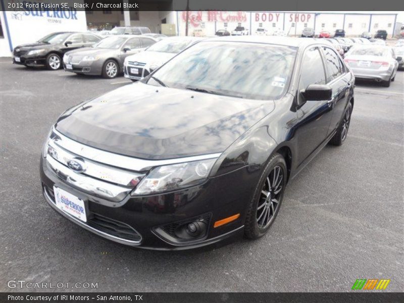 Black / Charcoal Black 2012 Ford Fusion SE