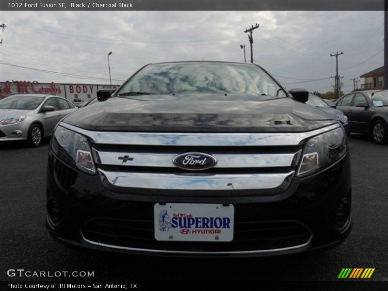 Black / Charcoal Black 2012 Ford Fusion SE
