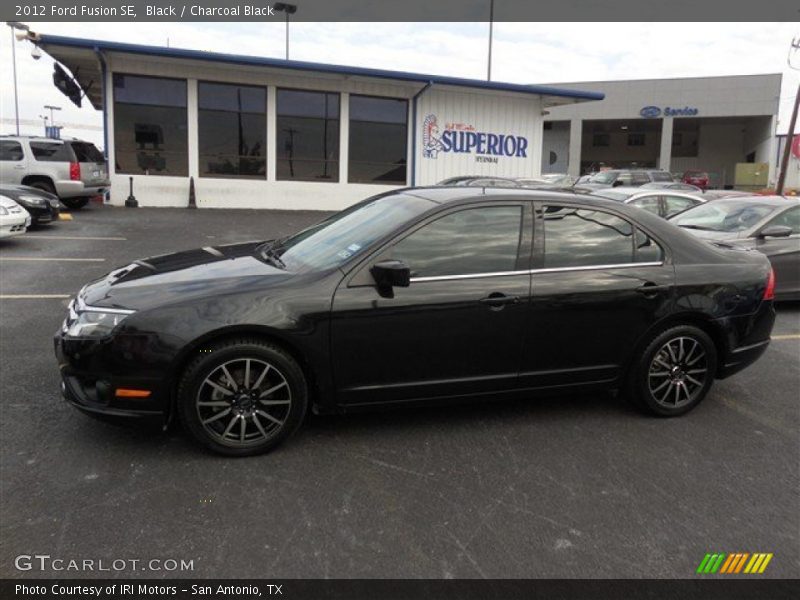 Black / Charcoal Black 2012 Ford Fusion SE