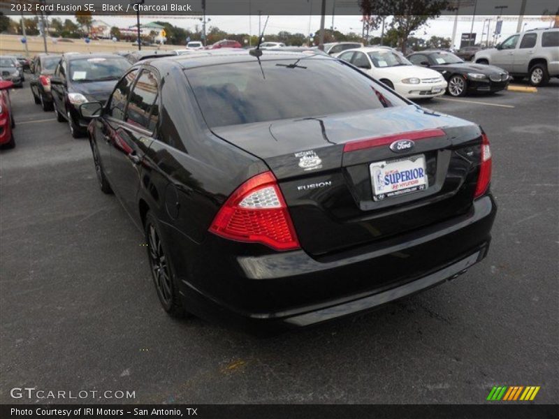 Black / Charcoal Black 2012 Ford Fusion SE