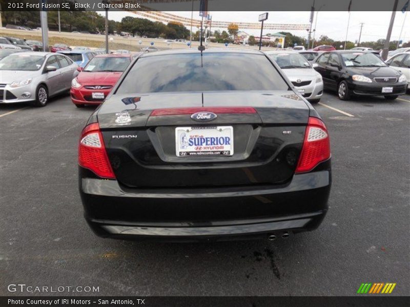 Black / Charcoal Black 2012 Ford Fusion SE
