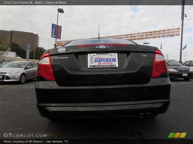 Black / Charcoal Black 2012 Ford Fusion SE