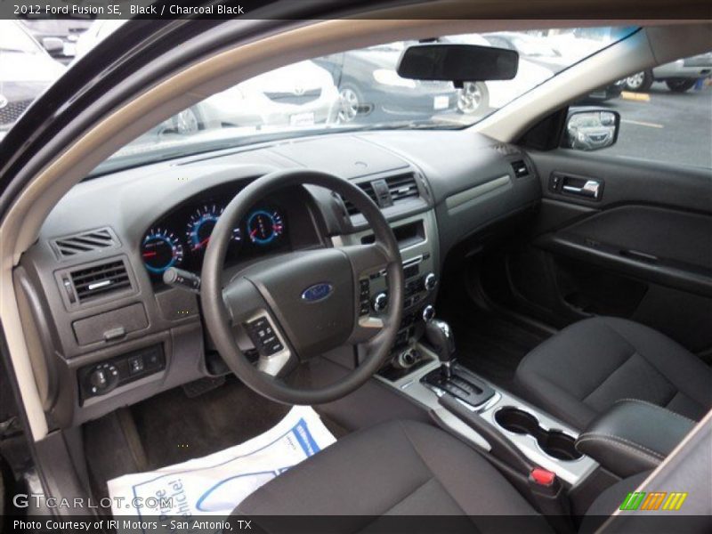 Black / Charcoal Black 2012 Ford Fusion SE