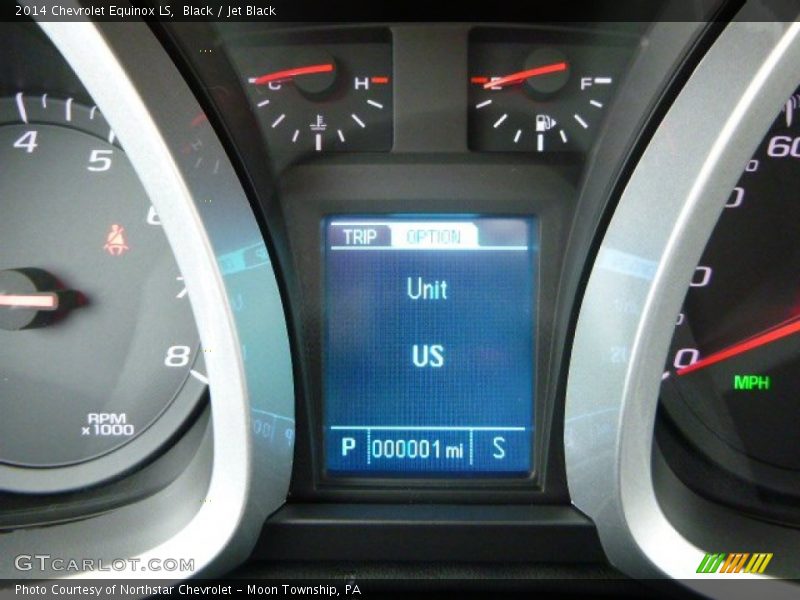 Black / Jet Black 2014 Chevrolet Equinox LS