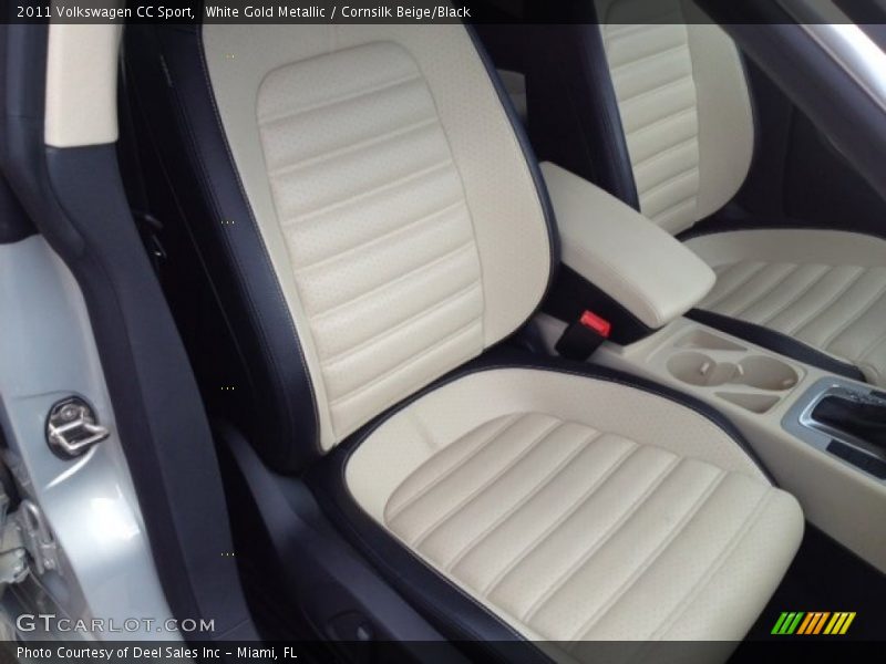 White Gold Metallic / Cornsilk Beige/Black 2011 Volkswagen CC Sport