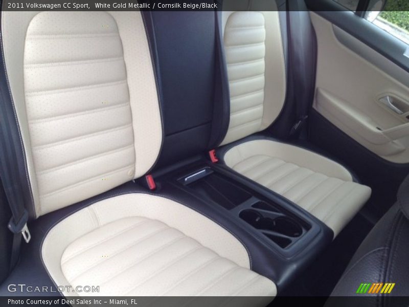 White Gold Metallic / Cornsilk Beige/Black 2011 Volkswagen CC Sport