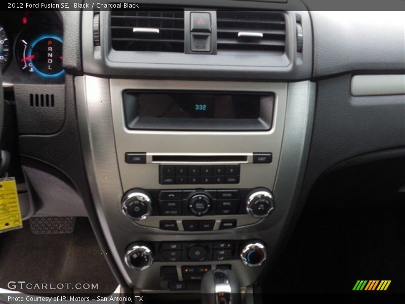 Black / Charcoal Black 2012 Ford Fusion SE