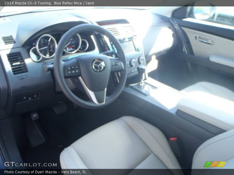 Sand Interior - 2014 CX-9 Touring 