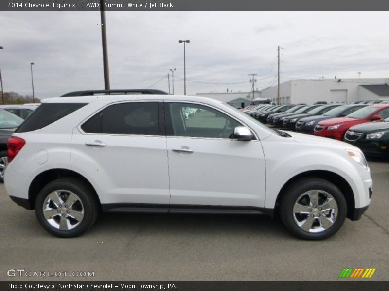Summit White / Jet Black 2014 Chevrolet Equinox LT AWD