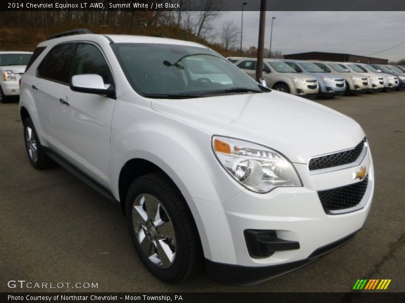 Summit White / Jet Black 2014 Chevrolet Equinox LT AWD