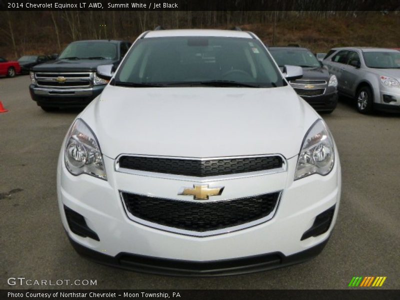 Summit White / Jet Black 2014 Chevrolet Equinox LT AWD