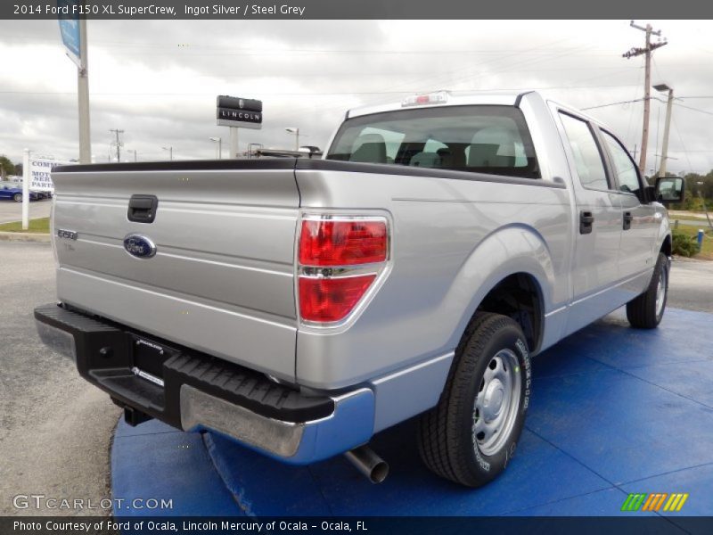 Ingot Silver / Steel Grey 2014 Ford F150 XL SuperCrew