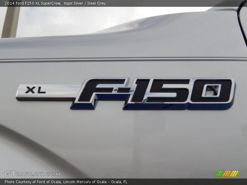 Ingot Silver / Steel Grey 2014 Ford F150 XL SuperCrew