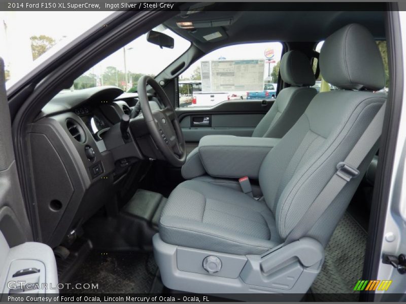 Front Seat of 2014 F150 XL SuperCrew