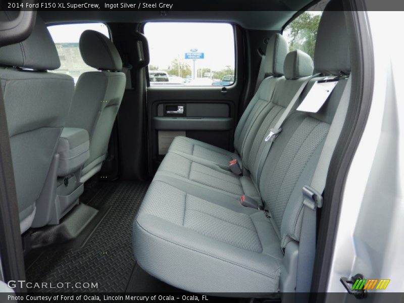 Rear Seat of 2014 F150 XL SuperCrew