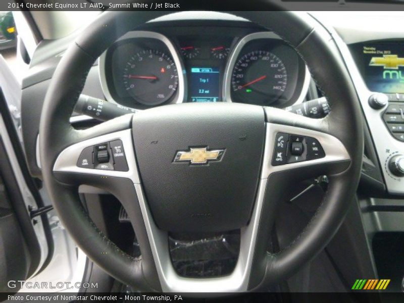 Summit White / Jet Black 2014 Chevrolet Equinox LT AWD
