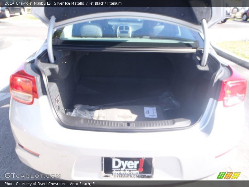 Silver Ice Metallic / Jet Black/Titanium 2014 Chevrolet Malibu LS