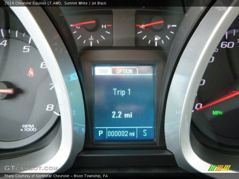 Summit White / Jet Black 2014 Chevrolet Equinox LT AWD
