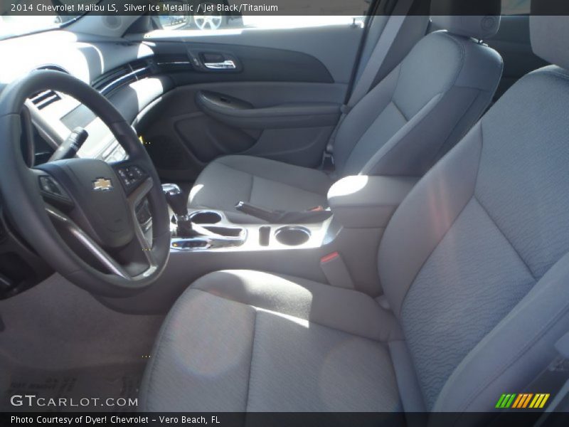 Silver Ice Metallic / Jet Black/Titanium 2014 Chevrolet Malibu LS