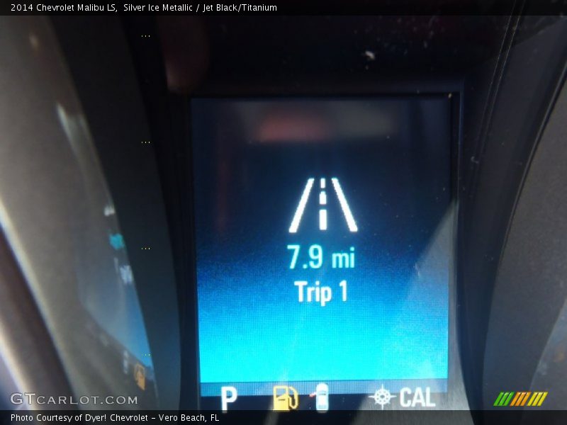 Silver Ice Metallic / Jet Black/Titanium 2014 Chevrolet Malibu LS