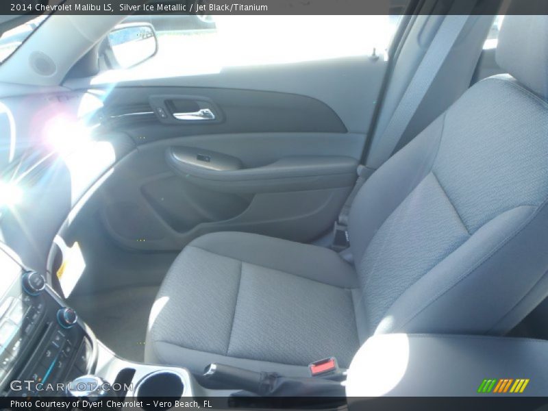 Silver Ice Metallic / Jet Black/Titanium 2014 Chevrolet Malibu LS