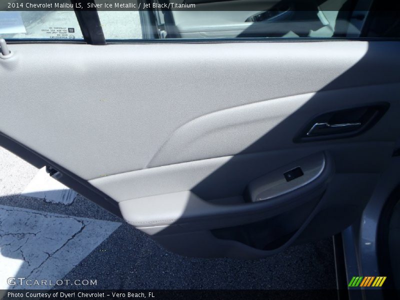 Silver Ice Metallic / Jet Black/Titanium 2014 Chevrolet Malibu LS