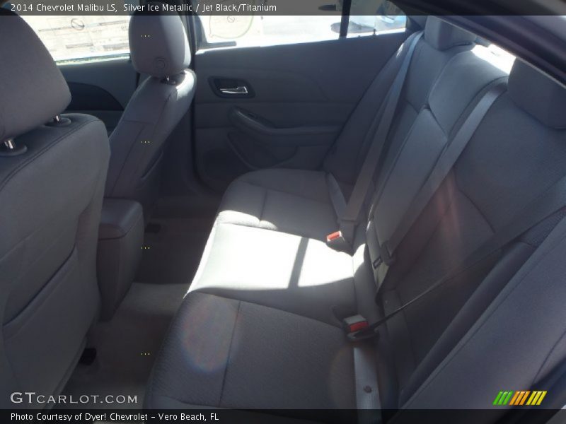 Silver Ice Metallic / Jet Black/Titanium 2014 Chevrolet Malibu LS