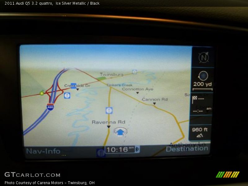 Ice Silver Metallic / Black 2011 Audi Q5 3.2 quattro
