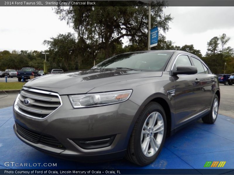 Sterling Gray / Charcoal Black 2014 Ford Taurus SEL