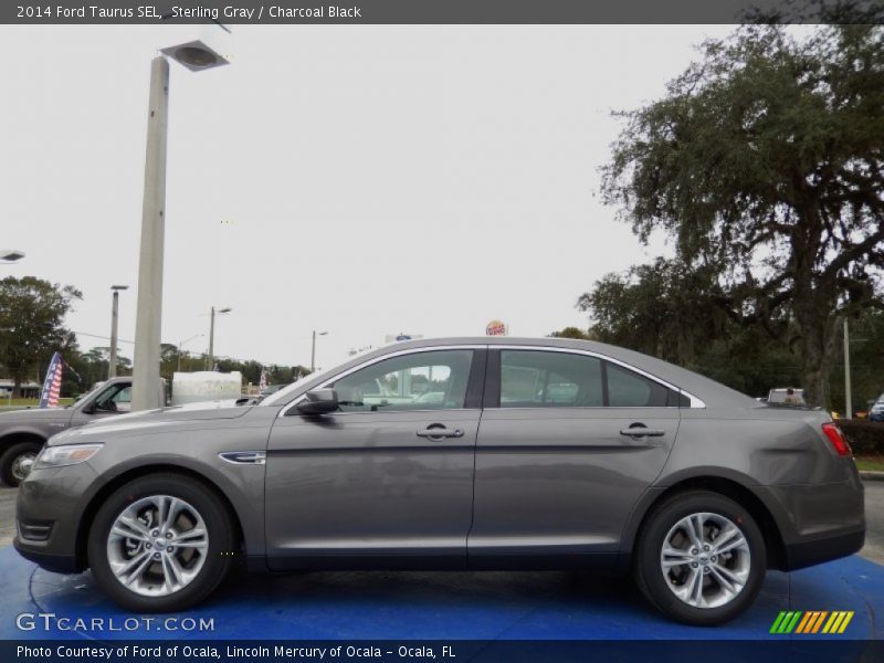 Sterling Gray / Charcoal Black 2014 Ford Taurus SEL