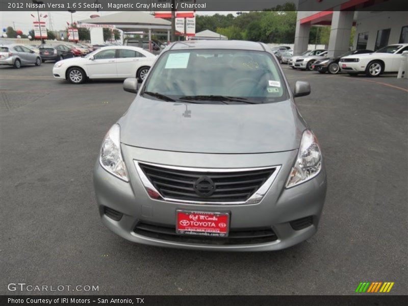 Magnetic Gray Metallic / Charcoal 2012 Nissan Versa 1.6 S Sedan