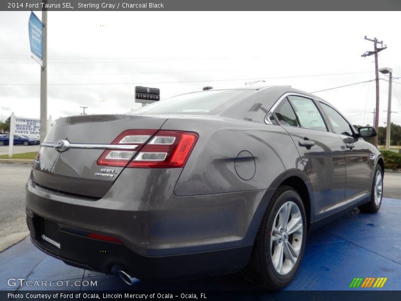 Sterling Gray / Charcoal Black 2014 Ford Taurus SEL